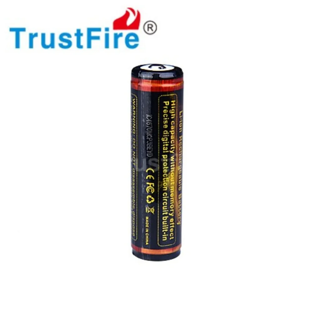 Литий-ионная аккумуляторная батарея TrustFire 2 шт. 3400 мАч 3 7 В 18650 высокой емкости с