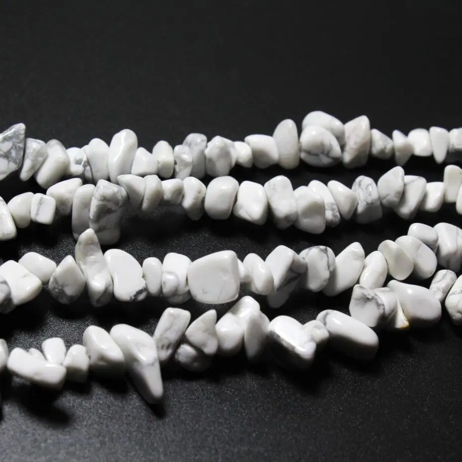 Оптовая продажа белый бирюзовый натуральный камень howlite фотоматериал 5 8 мм