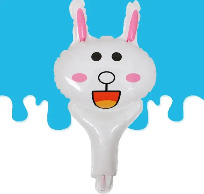 

Cartoon aluminium foil hand stick balloon wedding christmas party decorative balloons kids child birthday favors toys mix styles