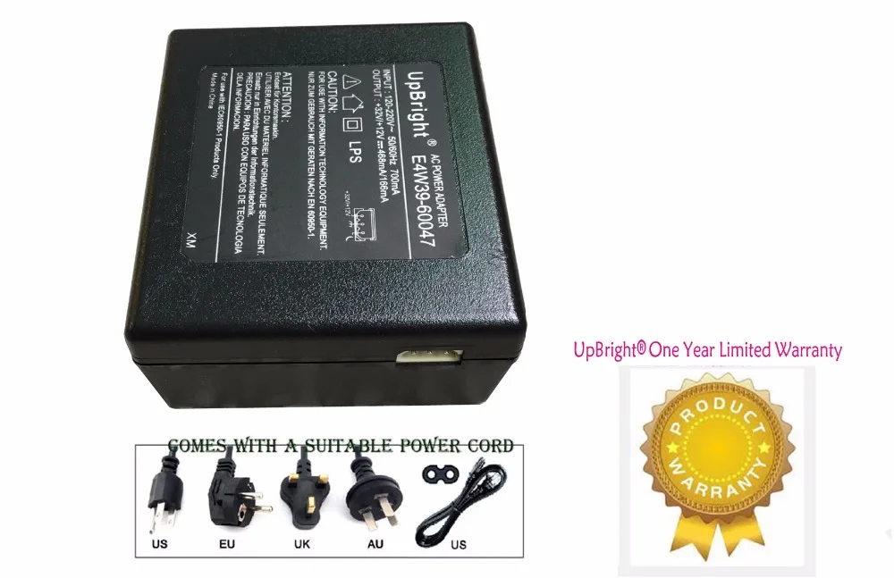 UpBright новый адаптер переменного/постоянного тока для HP Deskjet Ink Advantage 4515 e все в одном
