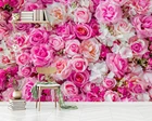 Настенные обои по индивидуальному заказу по фото в скандинавском стиле, Современная розовая роза, фоновая роспись по телевизору, домашний декор, фрески 3D для гостиной, спальни