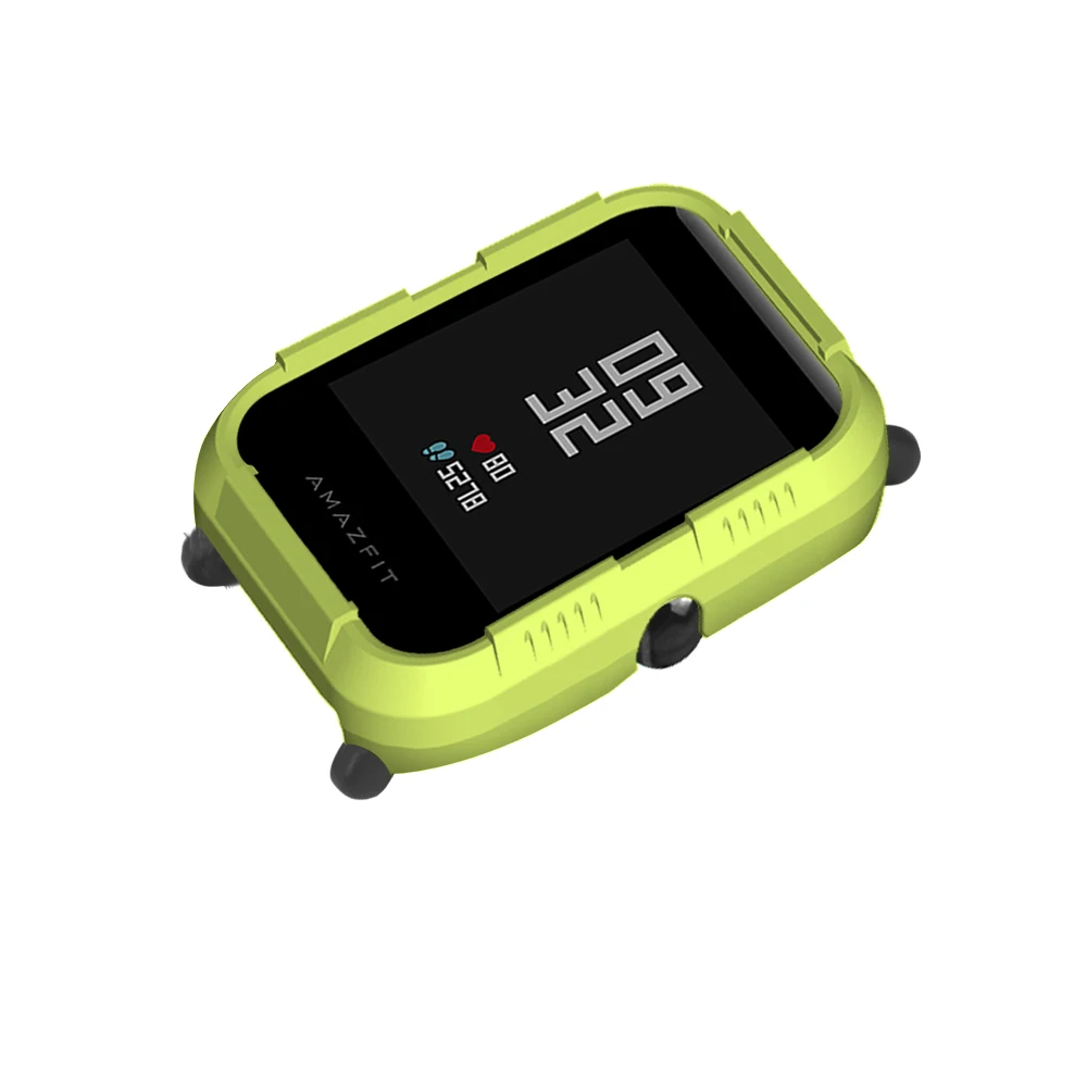 Чехол из поликарбоната для Huami Amazfit Bip защитный чехол Xiaomi аксессуары смарт часов