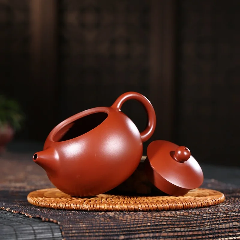 Фиолетовый чайник 260 мл Исин известная ручная работа Dahongpao с шариковым отверстием Xi Shi горшок гладкая вода питьевая утварь WSHYUFEI