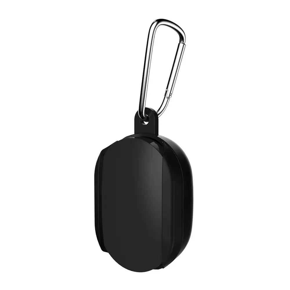 Противоударный гибкий силиконовый защитный чехол для Xiaomi Redmi Airdots TWS Bluetooth Наушники Аксессуары - Цвет: BK