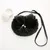 black tassel Wallike осенние зимние очаровательные детские сумки из искусственного меха с маленькими бантиками Курьерские сумки для девочки-принцессы, наплечная сумка-портфель сумка Детский подарок - Цвет: black tassel