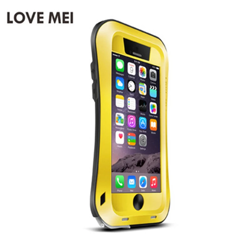 Маленький металлический чехол LOVE MEI для iPhone 6s Plus алюминиевый