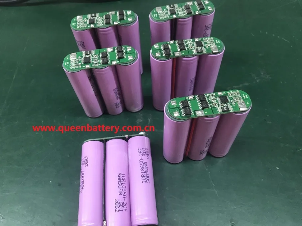 3S1P 18650 icr18650 26f аккумулятор 11 1 В 2600 мАч с печатной платой (3 6A) термистором 10k|battery