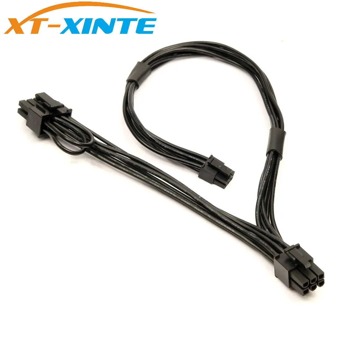 

Кабель питания Mini 6Pin/PCI-E 6Pin и 8Pin (6 + 2) с двумя портами PCI-E для видеокарты G5 / Mac Pro 30 см + 15 см
