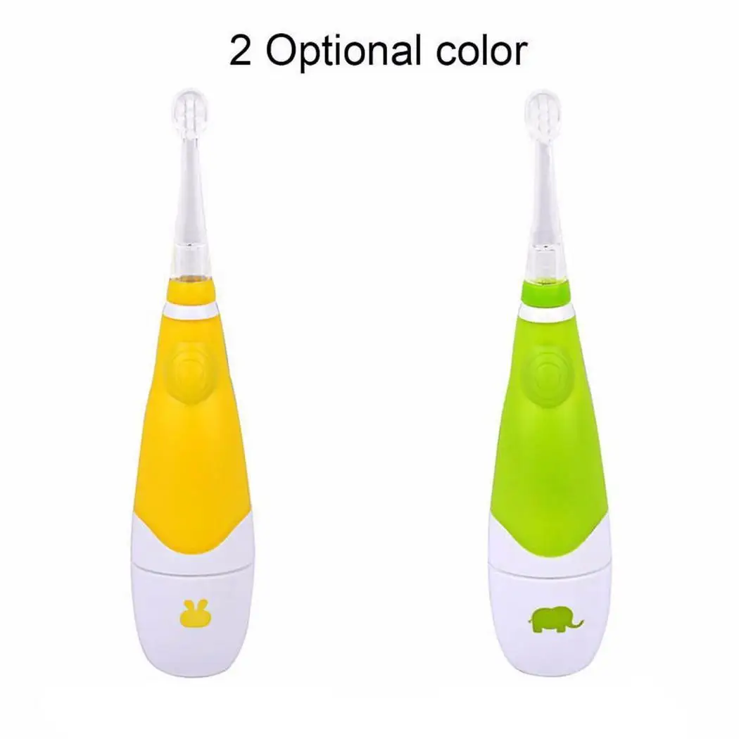 Детская электрическая зубная щетка Водонепроницаемый с светодиодный свет