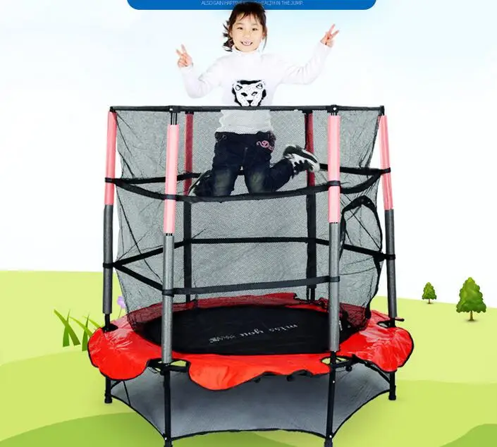 55 дюймов складной трамплин Детская пружинная кровать для прыжков внутренняя