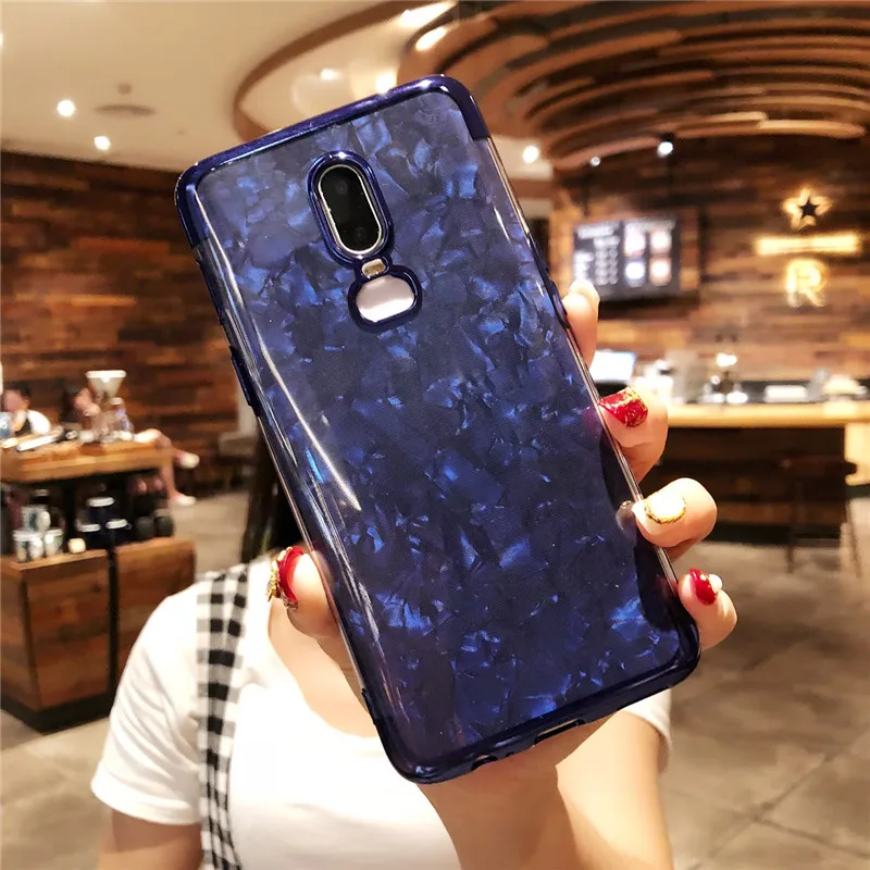 TPU Glitter Bling Marble Case For OnePlus 6 5T iphone X 6s 7 8 Plus Cover Silicone Frame + Transparent Soft Shell Phone Cases |