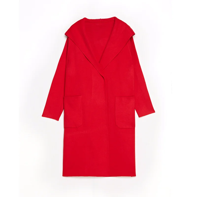 Кардиган зимние утепленные свитер женский джемпер вязаный кардиган пальто