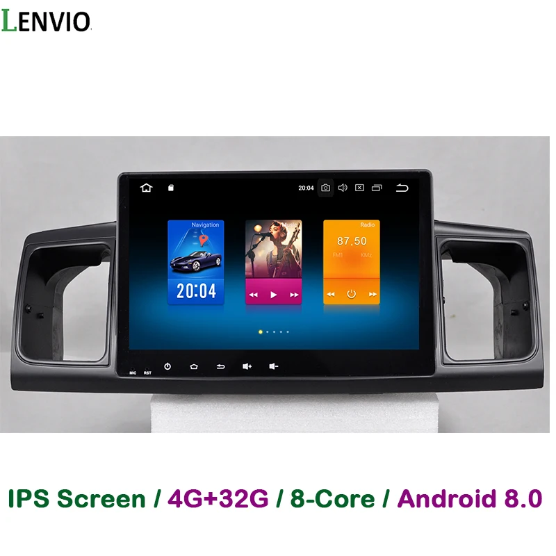 Автомобильный DVD плеер Lenvio IPS 4 Гб ОЗУ 32 ПЗУ Восьмиядерный Android 8 0 для Toyota Corolla EX 2013