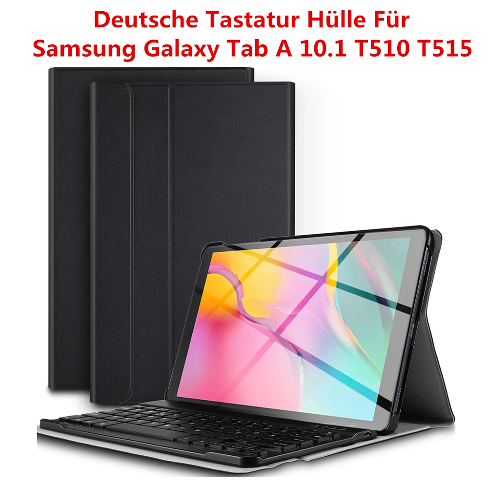 Чехол с немецкой клавиатурой для Samsung Galaxy Tab A 10 1 2019 T510 T515 чехол планшета Съемная