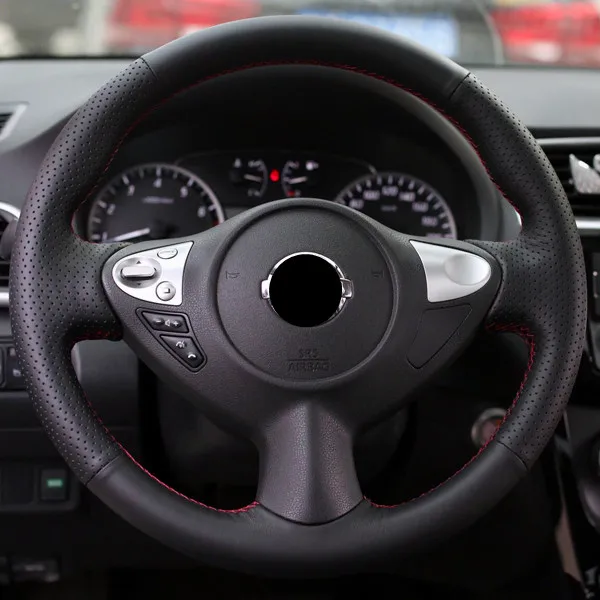 Чехол на руль для Nissan Sentra 2013 2018|Хромирование| |