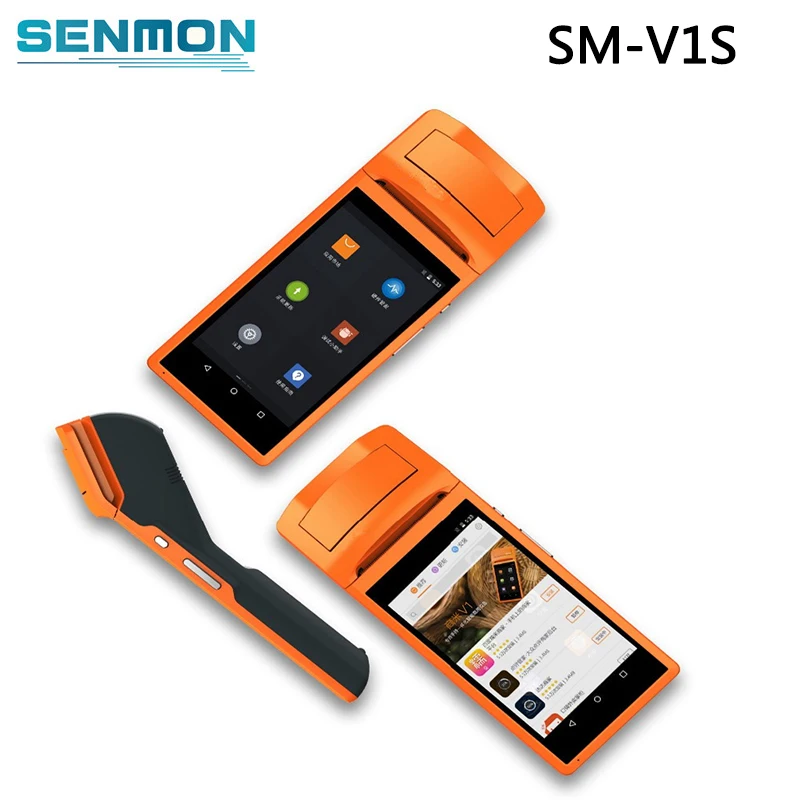 Портативный беспроводной Bluetooth чековый принтер для 5 дюймов Micro usb SIM наушники порт