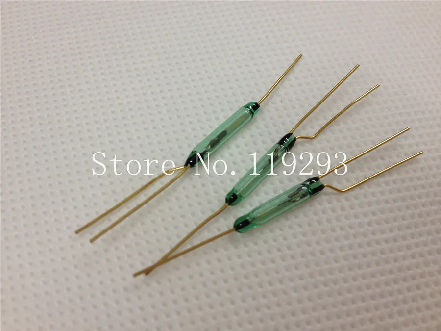 

[BELLA]2 * 14 normally closed reed glass sealed portion size 2 * 14MM NC (AJK2)--20pcs/lot