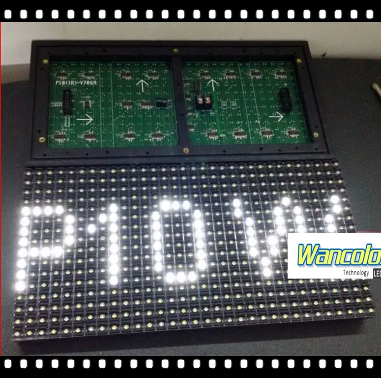 Бесплатная доставка DIY LED текстовый знак 20 шт p10 Открытый белый цвет светодиодный