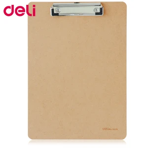 Deli доска для письма зажим бумажная доска зажим папка A4 pad пластина зажим A5 деревянная подвесная мастерская офисные канцелярские принадлежности