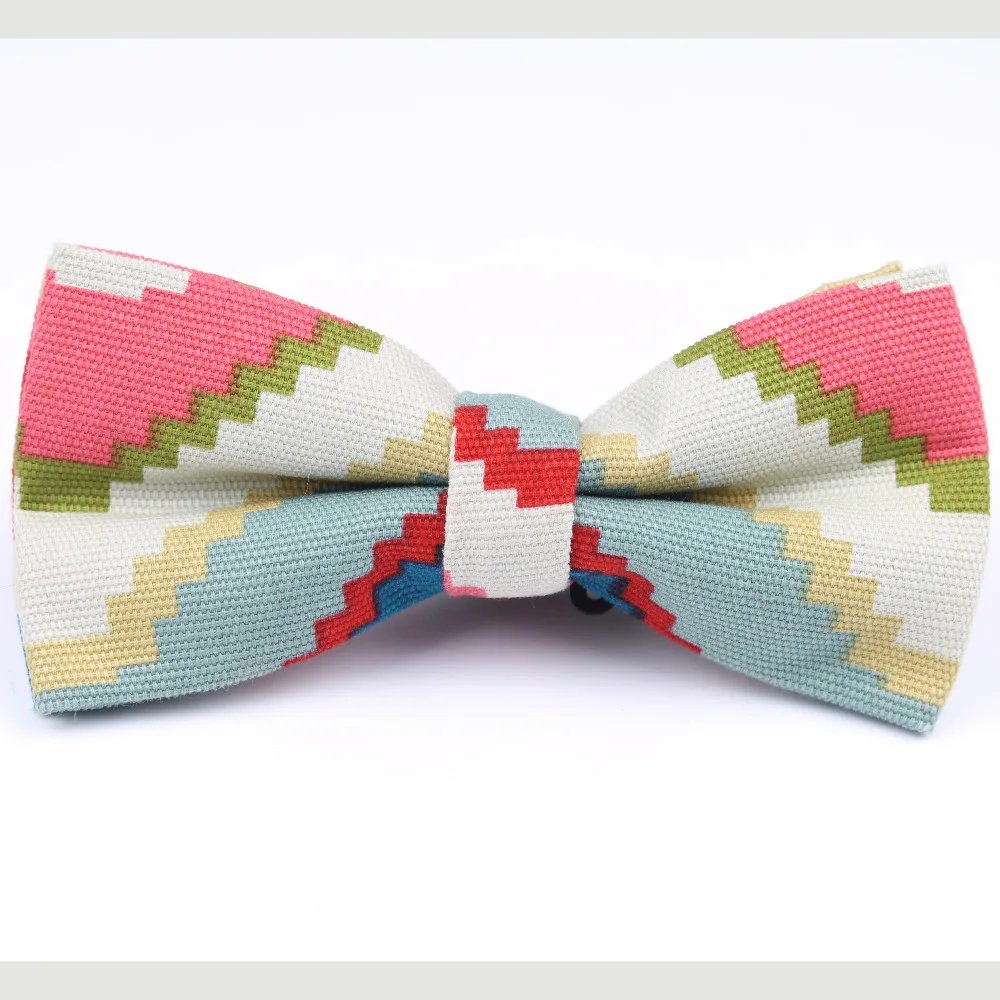 Мужские Оригинальные полосатые галстуки бабочки с надписью Love мужской галстук