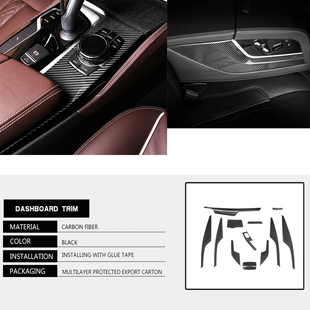 Декоративная панель с центральной консолью рамка для BMW 5 серии G30 G38 520i 17-19
