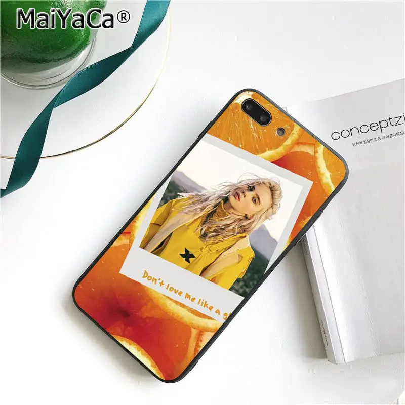 Чехол для телефона MaiYaCa Music Singer Star Billie Eilish для iphone 11 Pro 11Pro Max 8 7 6 6S Plus X XS MAX 5 5S SE XR