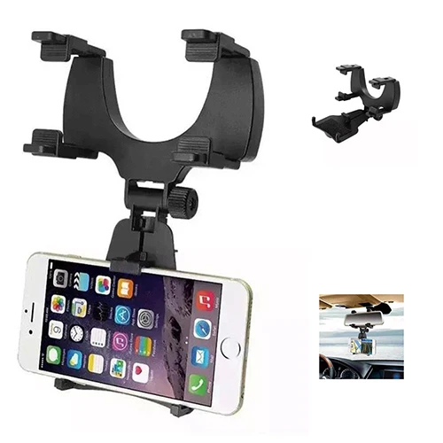 Универсальный автомобильный Зеркало заднего вида смартфон GPS зажим держатель