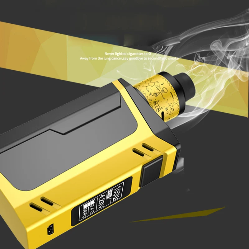 Мода 100 Вт TC vape Mod Box 510 нить Kit 6 мл с 3000 мАч батарейный стартовый комплект кальян