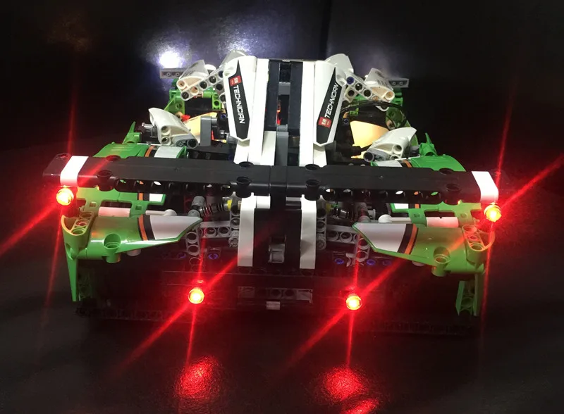 Светодиодный светильник для гоночной машины lego 42039 и 20003 24 часа (автомобиль не