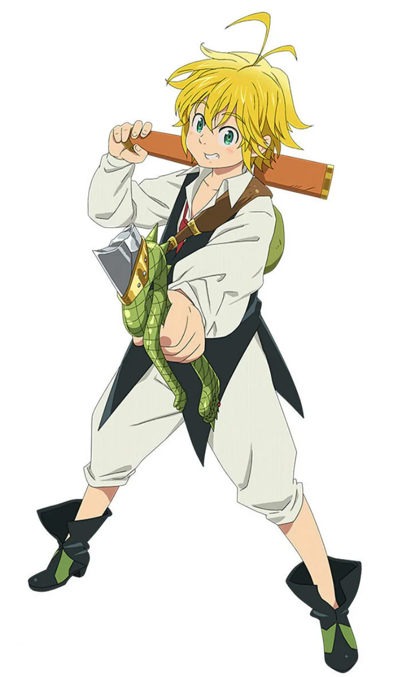 Костюм Meliodas для взрослых, аниме «Семь мертвых грехов дракона», SiN of Wrath, карнавальный костюм, полный комплект с татуировкой