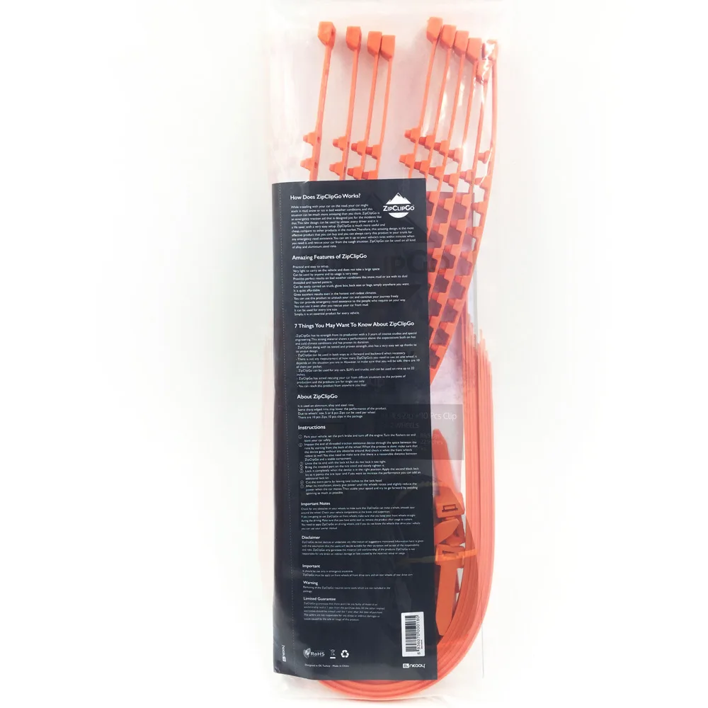 2019 новейшее ZipClipGo тяговое усилие аварийное цепи противоскользящие на шины для