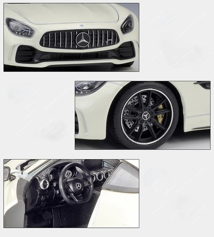 Welly 1:24 Масштаб литья под давлением сплав гоночный автомобиль модель игрушки для Mercedes Benz AMG GTR металлический спортивный автомобиль игрушка с оригинальной коробкой для детей