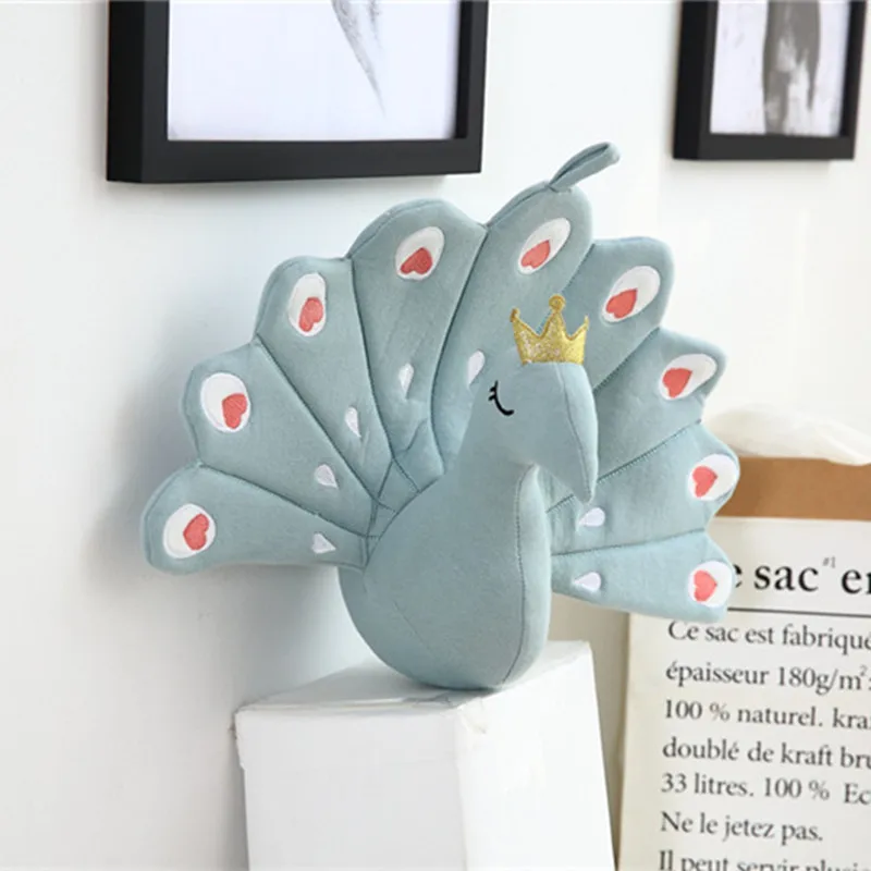 Мультяшные куклы с павлином плюшевые игрушки домашняя разделительная Подушка