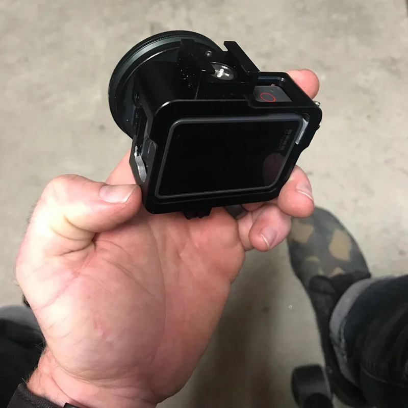 SHOOT (черный) 52 м УФ-фильтр с алюминиевым корпусом для GoPro CNC рамка Hero 5 Чехол |