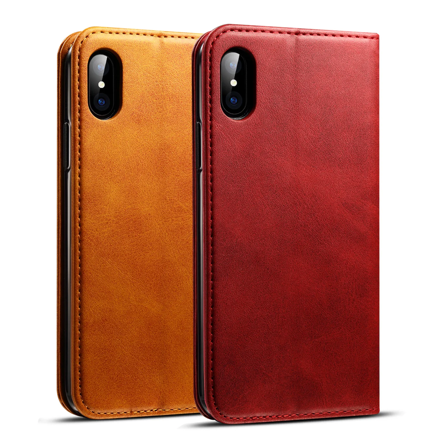 4 цвета для iPhone X XR XS Max Магнитный кошелек кожаный чехол флип телефона в деловом