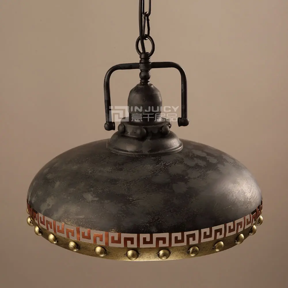 Винтажный промышленный светодиодный светильник Эдисона с железными заклепками