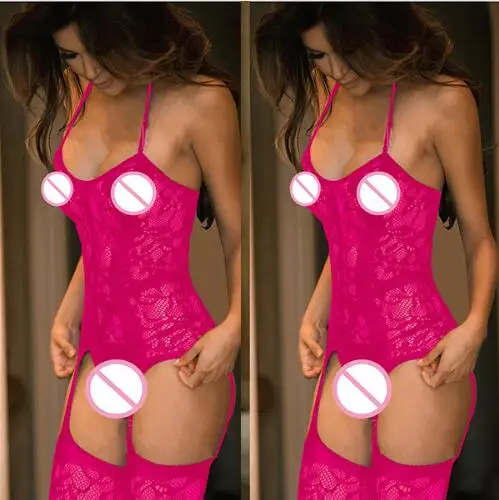 Catsuit Baby Doll сексуальное Сетчатое женское нижнее белье порно костюмы|Белье