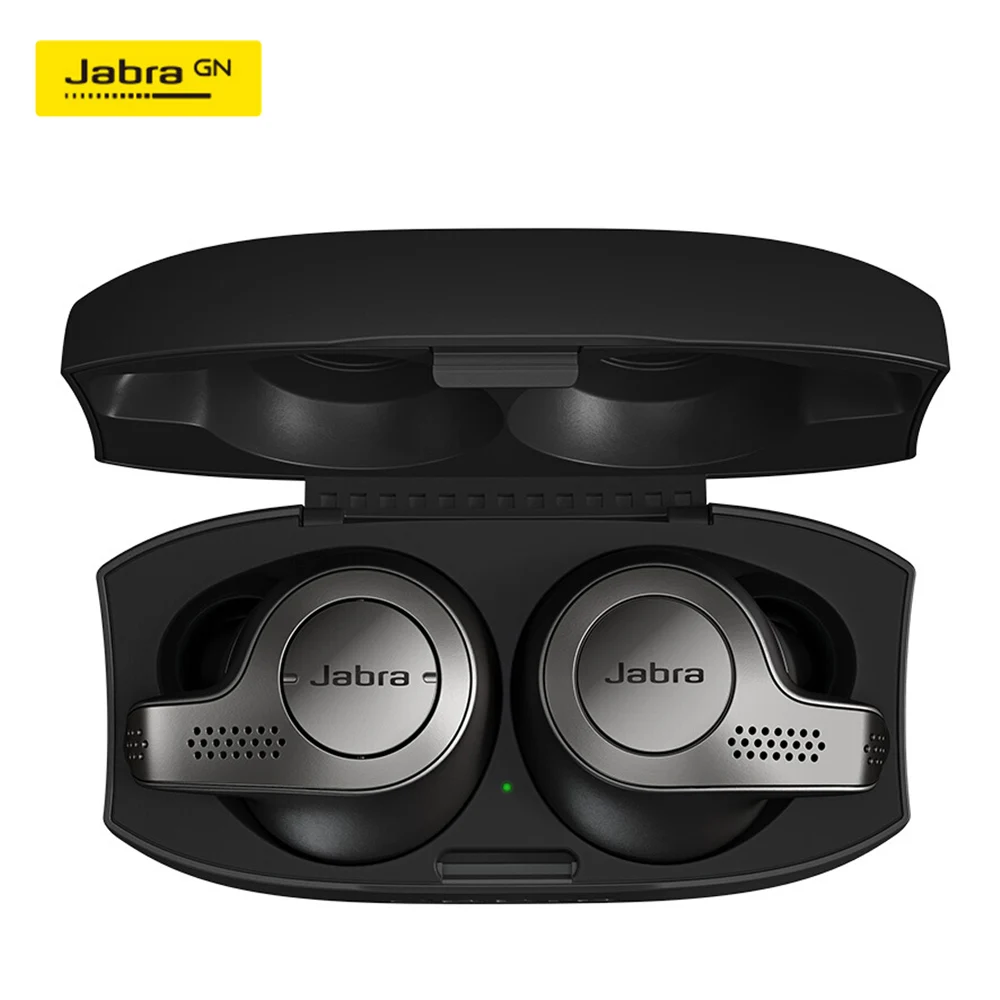 Titanium Black Jabra Elite 65t True Беспроводной Bluetooth наушники-вкладыши Наушники-вкладыши TWS с зарядным чехол Alexa с поддержкой Спорт бег Гарнитура - Цвет: Titanium Black