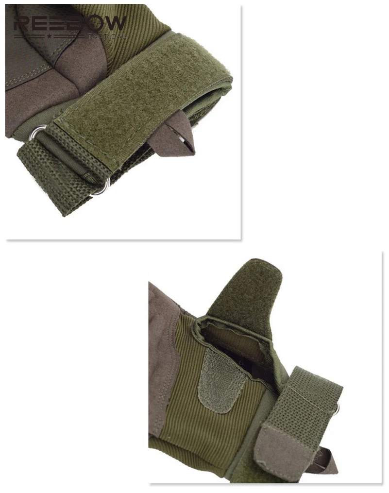 Перчатки REEBOW мужские тактические военные дышащие митенки с закрытыми пальцами