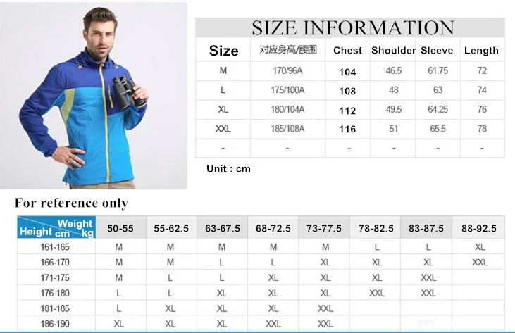 

LANBAOSI Outdoor Sports Men's Ultralight Hiking Jackets Hoodies Sunscreen Anti-UV Quick Dry Waterproof Travel Trekking Walking