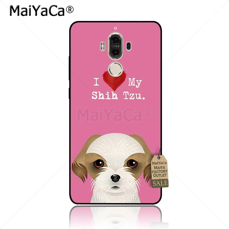 MaiYaCa я люблю собак милая собака удивительные чехол для телефона Huawei p20 pro p9 p10 plus mate9