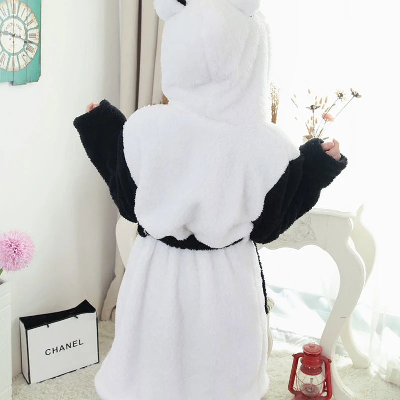 Женские халаты с рисунком панды длинный сексуальный халат d Rabbit Stitch для сна