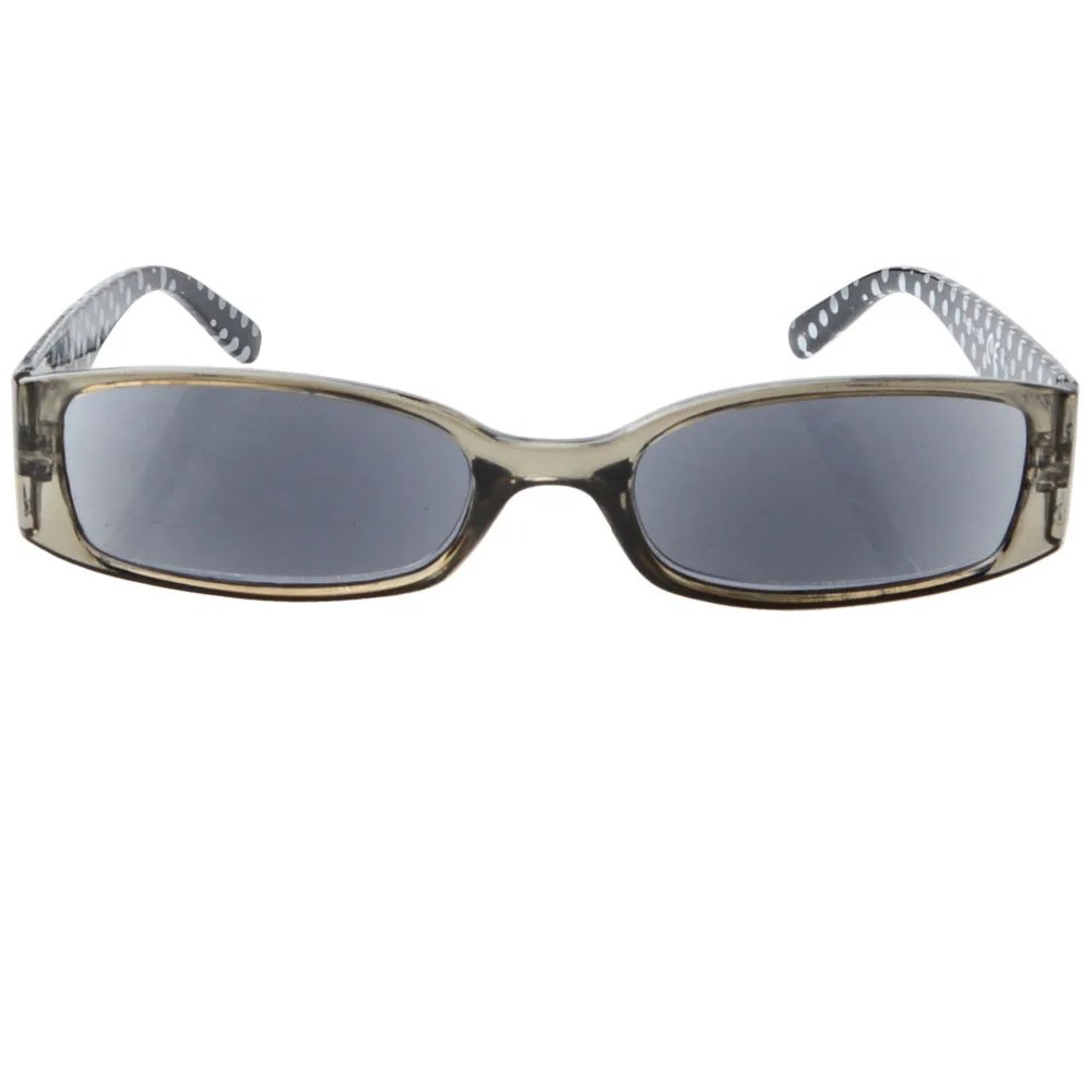 R040P серые линзы в горошек узорчатые дужки очки для чтения солнцезащитные + 0 50 4 00|sun