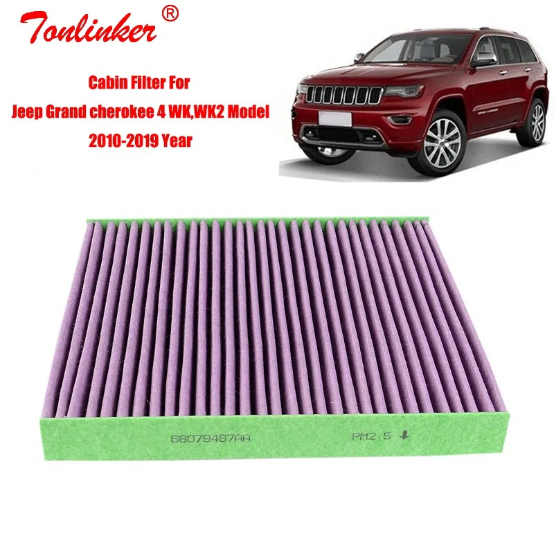 Фильтр для салона автомобиля 1 шт. фильтр Jeep Grand Cherokee 4 WK WK2 3 0 CRD V6/3 6 V6/5 7 V8/6 Model 2010 2019