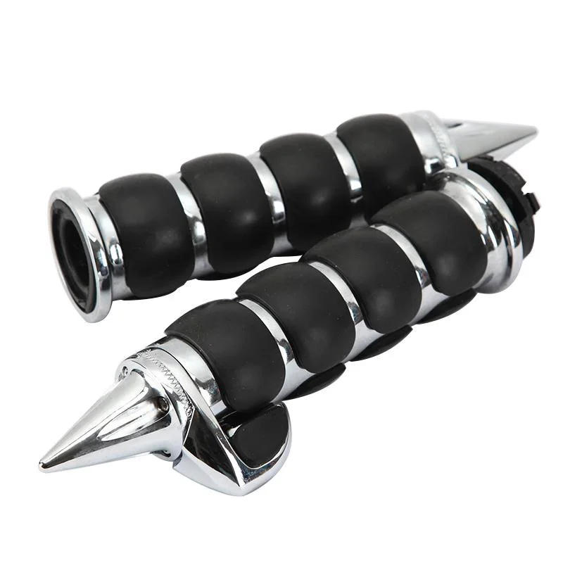 Мотоциклетные хромированные рукоятки с шипами 1 дюйм для Kawasaki Vulcan 800 900 1500 1600