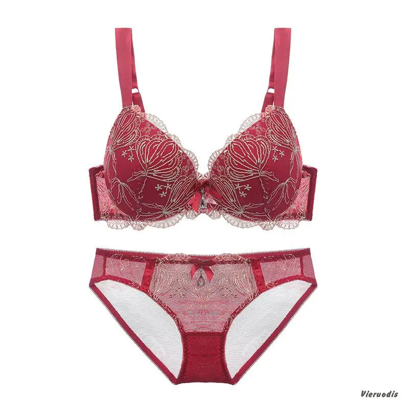 2019 Для женщин девушки летние сладкий кружева вышивка половина чашки бантом