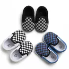 Шлепанцы для новорожденных, обувь для коляски, мягкая подошва, для мальчиков и девочек, 0-18, черные, 11 см