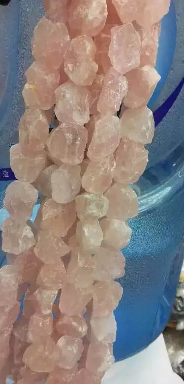 

15-30mm full strand Raw Titanium Natural Rock Quartz ,faceted Nugget,gold plated ,freeform silver champagne rainbow mixed chain