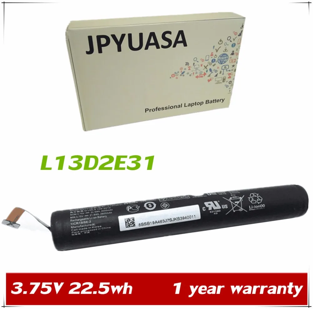 Аккумулятор для ноутбука Lenovo Yoga Tablet 8 Pad B6000 1ICR19/65 2 L13D2E31|laptop battery for lenovo|laptop batterybattery