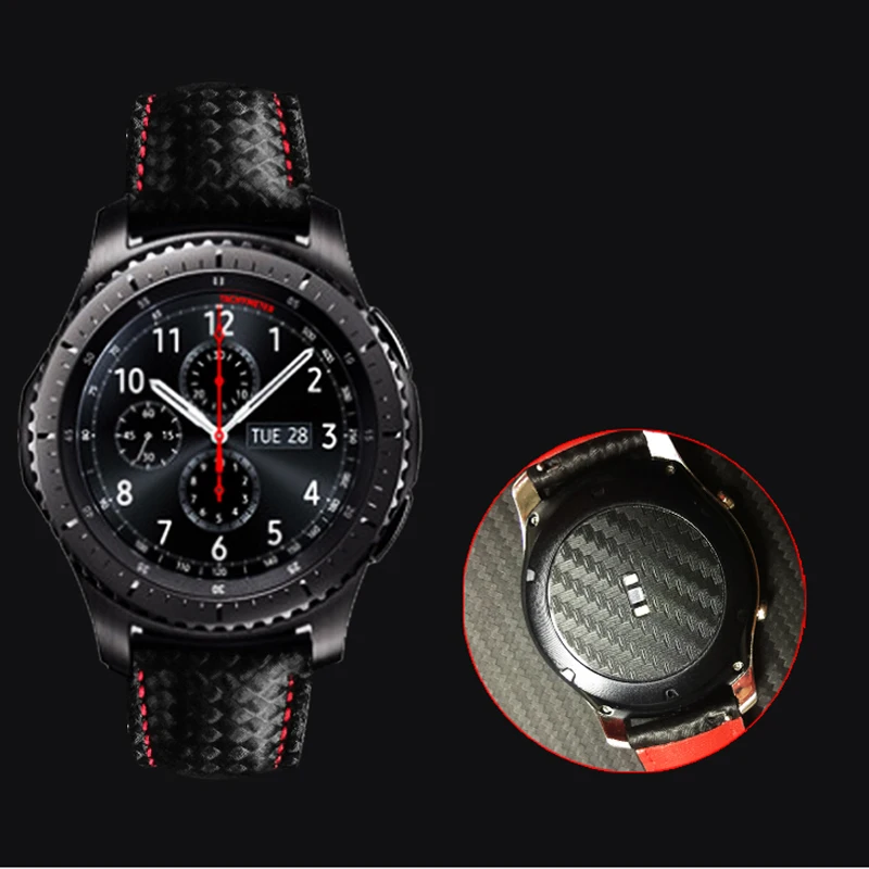 2 шт. защитная пленка из углеродного волокна для Samsung Galaxy Watch 46 мм|Защита экрана